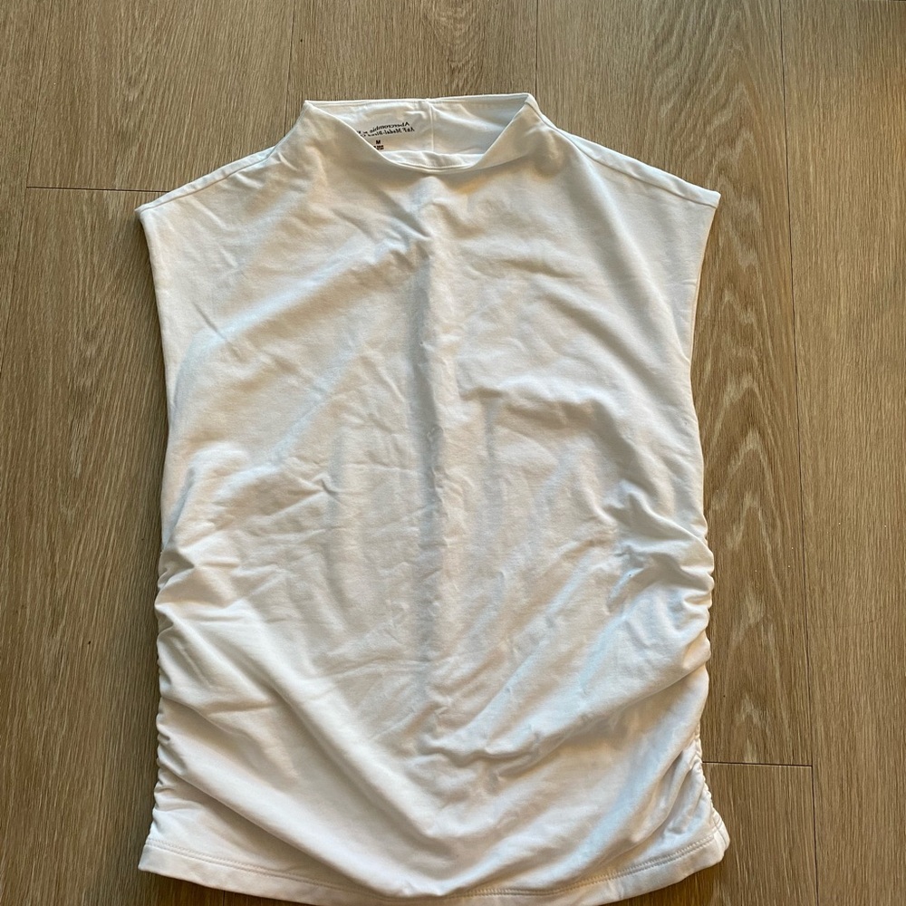 A&F White Paloma Top